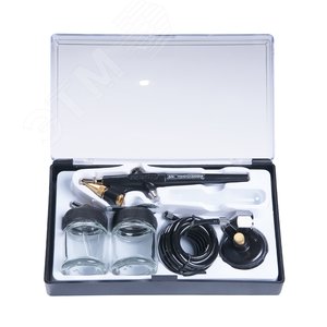 Изображение товара Аэрограф AGS22/05 с двумя сменными бачками с набором в кейсе (шт)