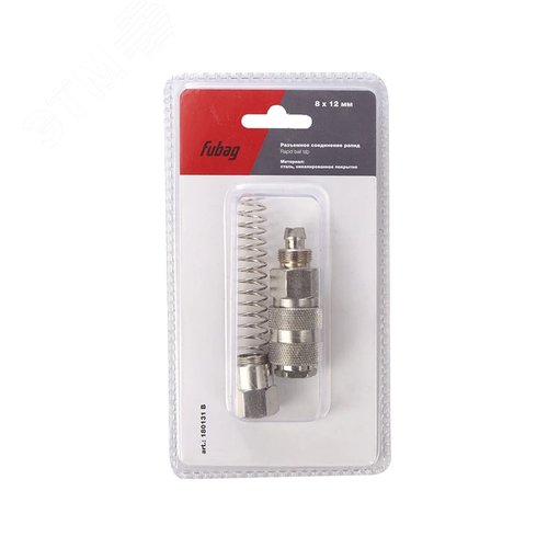 Изображение товара Соединение разъемное рапид (муфта) пружинка для шланга 8x12мм (шт)