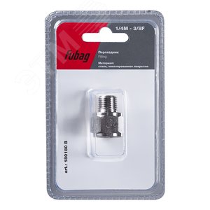 Изображение товара Переходник 1/4''M на 3/8''F блистер 1 шт (шт)