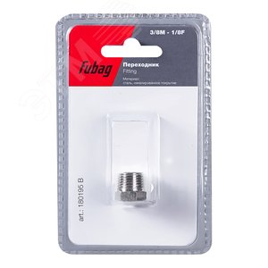 Изображение товара Переходник 3/8''M на 1/8''F блистер 1 шт. (шт)