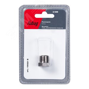 Изображение товара Переходник 3/8''M заглушка блистер 1 шт (шт)