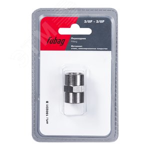 Изображение товара Переходник 3/8''F - 3/8''F блистер 1 шт (шт)