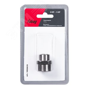 Изображение товара Переходник 3/8''F - 1/2''F блистер 1 шт (шт)