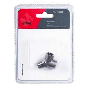 Изображение товара Переходник Y - 1/4''MFF блистер 1 шт (шт)