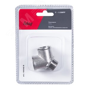 Изображение товара Переходник Y - 1/2''MFF блистер 1 шт (шт)