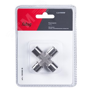 Изображение товара Переходник 1/4''FFFF блистер 1 шт (шт)