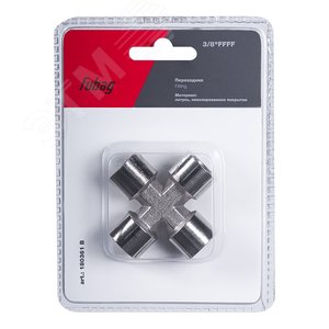 Изображение товара Переходник 3/8''FFFF блистер 1 шт (шт)
