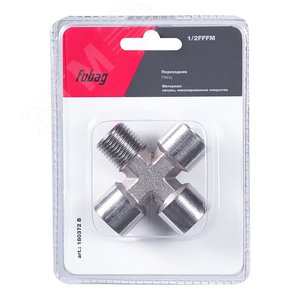 Изображение товара Переходник 1/2''FFFM блистер 1 шт (шт)