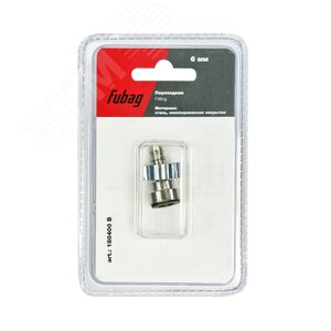 Изображение товара Переходник байонет на елочку 6мм с обжимным кольцом 9x11мм блистер 1 шт (шт)