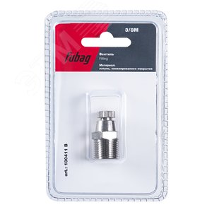 Изображение товара Вентиль 3/8''М блистер 1 шт (шт)