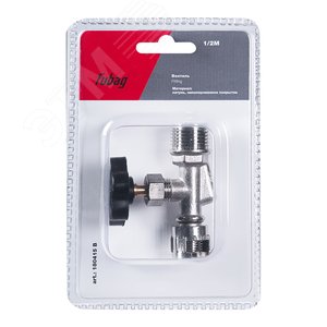 Изображение товара Вентиль 1/2''М блистер 1 шт. (шт)