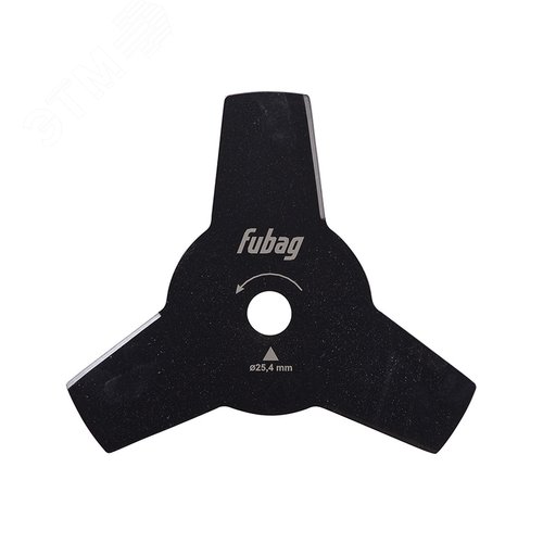 Изображение товара Диск триммерный 3 лопасти_внешний диаметр 255мм_посадочный диаметр 25.4мм_толщина 1.6мм (шт)