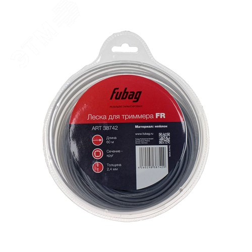 Изображение товара Леска FR сечение круглое_L 60 м * 2.4 мм (шт)