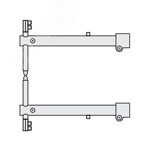 Изображение товара Комплект плечей O 45x400мм для серии RSV (шт)