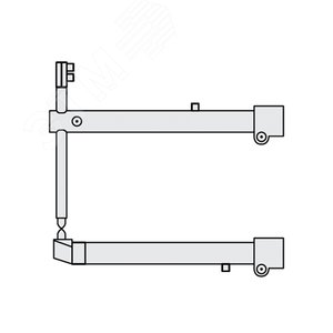 Изображение товара Комплект плечей O 45x400мм прямые c уменьшенным электрододержателем для серии RSV (шт)