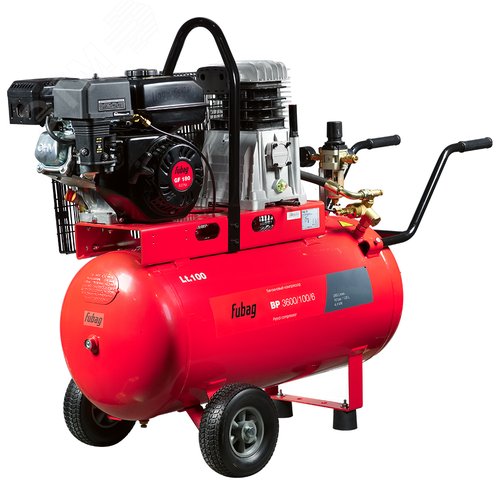 Изображение товара Компрессор бензиновый ременной одноступенчатый BP 3600/100 (шт)