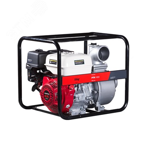 Изображение товара Мотопомпа для чистой воды PTH 1600 (1600 л/мин 30м) с двигателем Honda (шт)