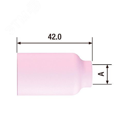 Изображение товара Сопло керамическое для газовой линзы №5 ф8 FB TIG 17-18-26 (10 шт.) (упак)