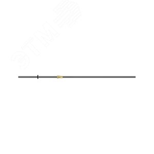 Изображение товара Канал направляющий 3.60 м диам. 0.6-0.9 карбон серый (шт)