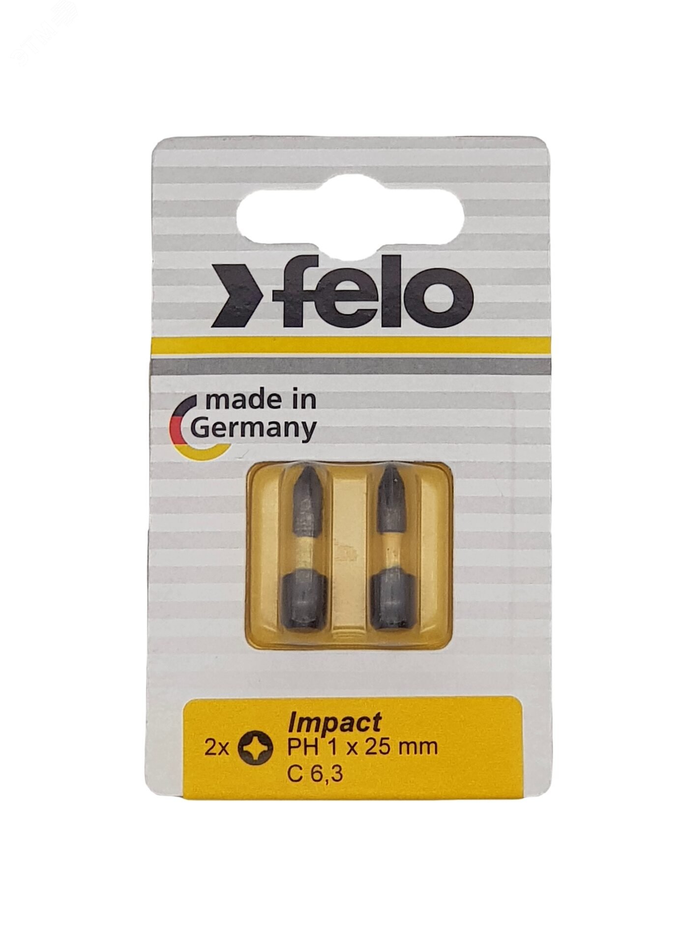 Изображение товара Бита крестовая ударная Impact PH 1X25, 2 шт, Felo