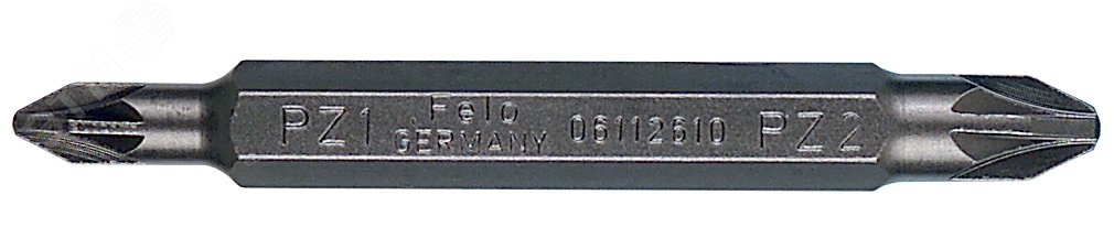 Изображение товара Двухсторонняя бита серии Industrial PZ1/PZ2 60 мм от Felo Германия