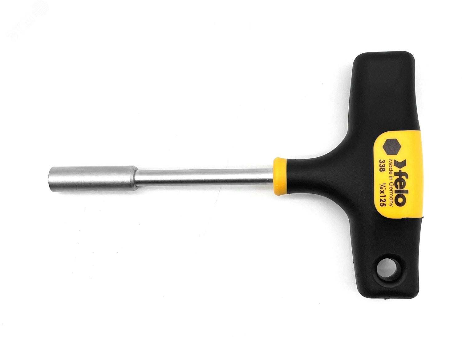 Изображение товара Ключ Т-образный под биты 1/4 дюйма Felo Германия 175 мм профессиональный