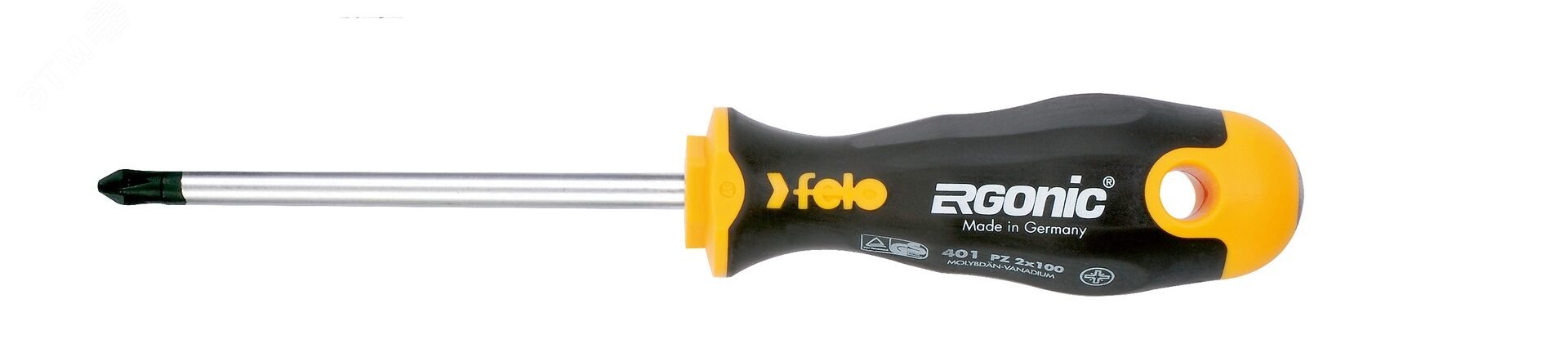 Изображение товара Отвертка Ergonic крестовая PZ 1X80 (шт)
