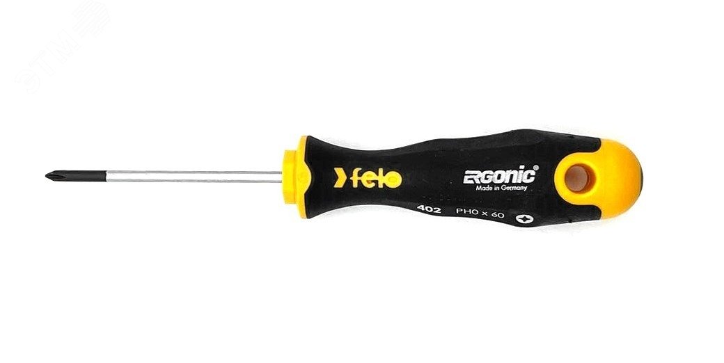 Изображение товара Отвертка Ergonic крестовая PH 0X60 (шт)