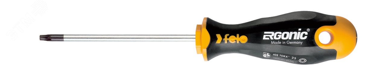 Изображение товара Отвертка Felo Torx TR 15 с уникальной рукояткой ERGONIC 100мм