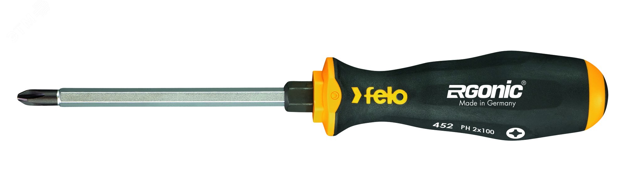 Изображение товара Отвертка Ergonic крестовая ударная PH 1X80 (шт)