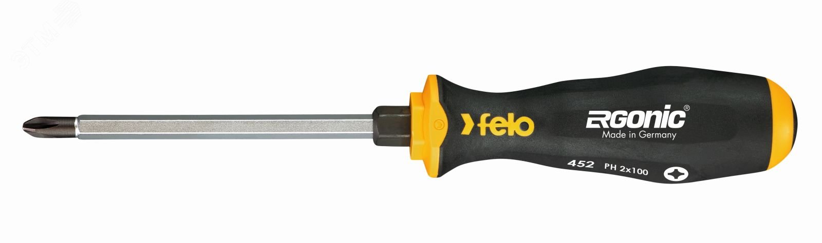 Изображение товара Отвертка Ergonic крестовая ударная PH 2X100 (шт)