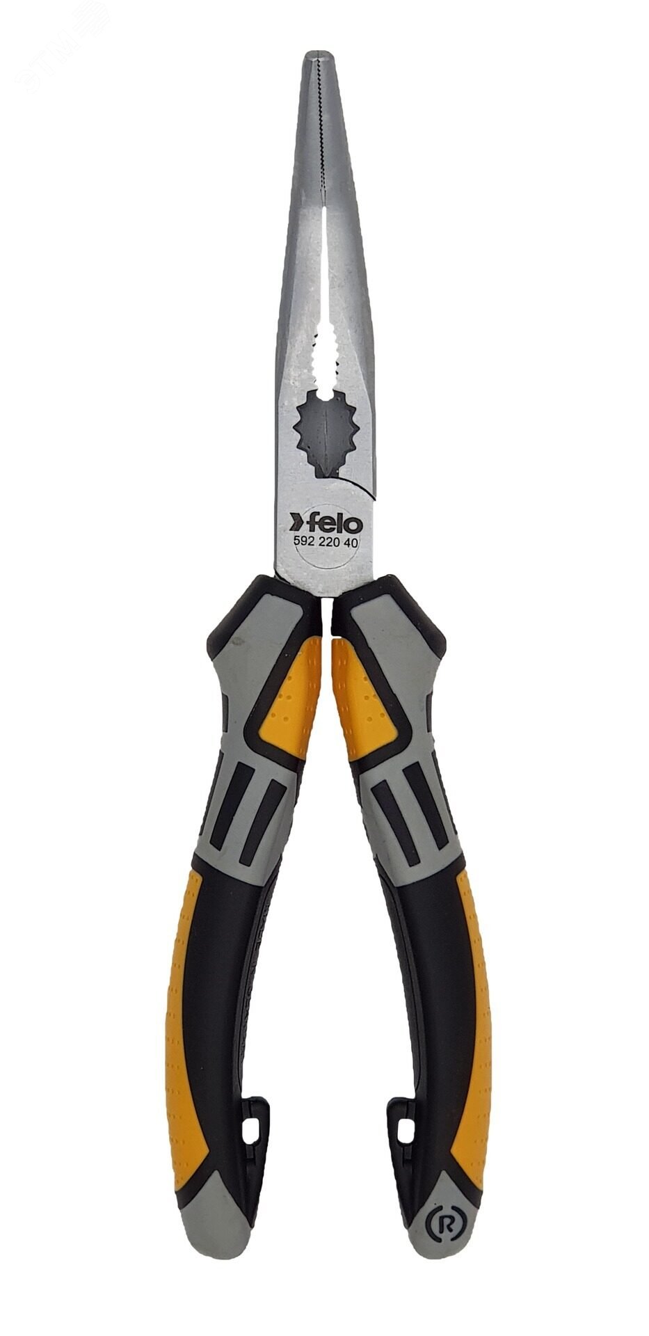 Изображение товара Длинногубцы угловые Felo 205 мм с резцом для слесарных работ