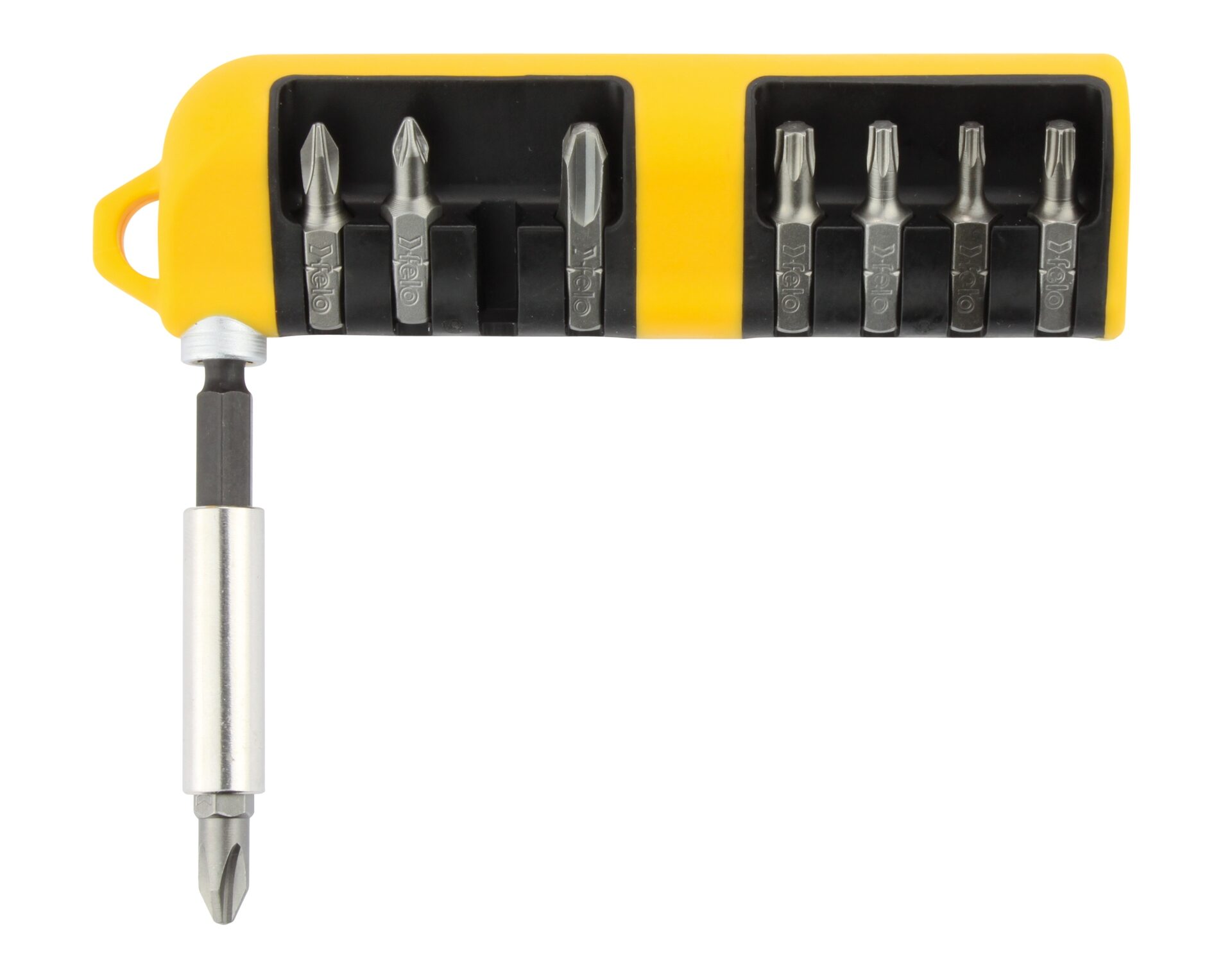 Набор бит SL/PH/PZ/Tx Industrial с держателем бит в кейсе, 9 шт