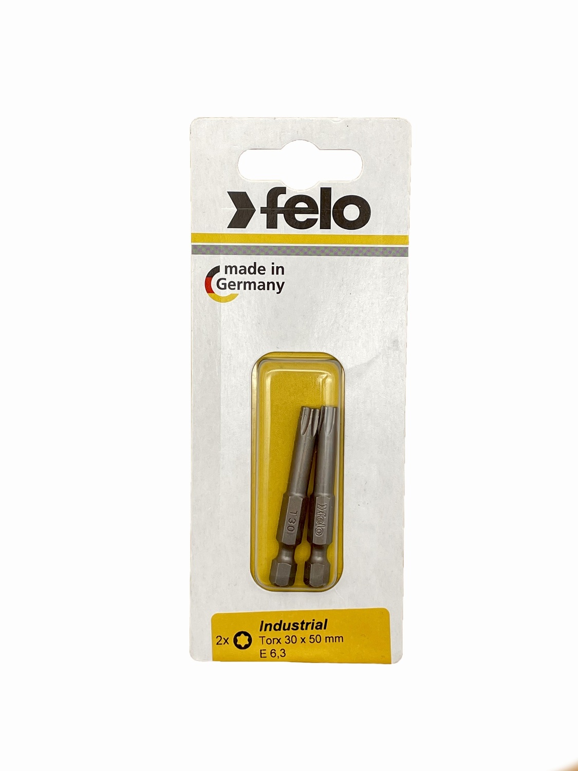 Бита Е6,3 TX30х50, серия Industrial, 2 шт в блистере