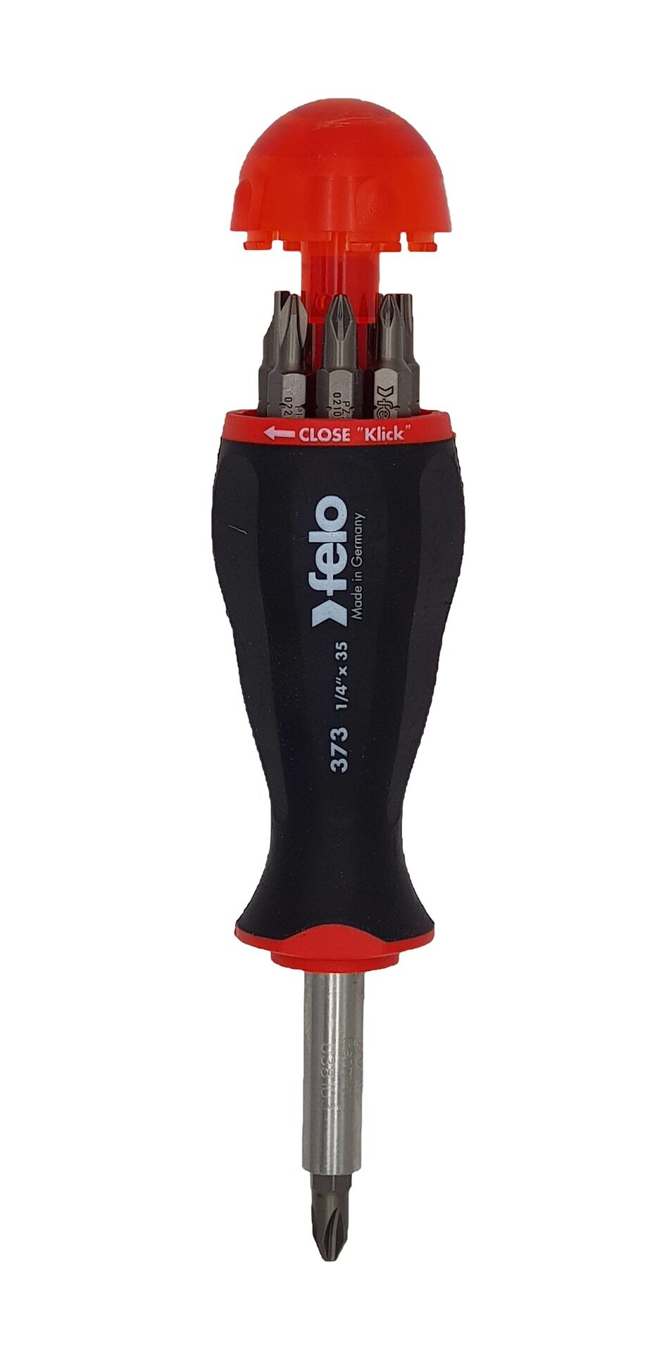 Отвертка с магнитным держателем под биты с набором бит 8шт