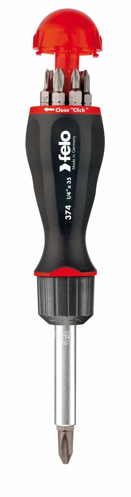 Отвертка с реверсивным механизмом с набором бит SL, PH, PZ 8шт