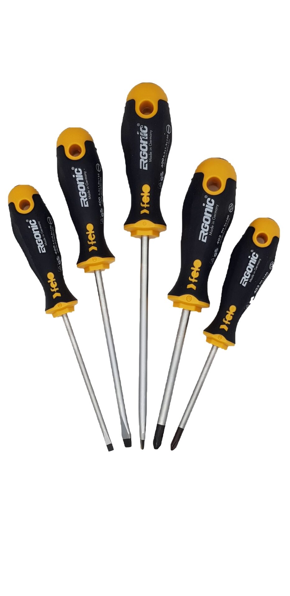 Набор отверток Ergonic 5 шт в упаковке