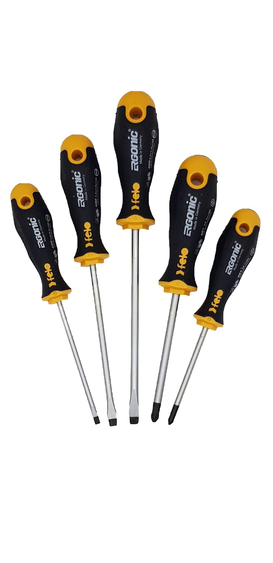Набор отверток Ergonic 5 шт в упаковке