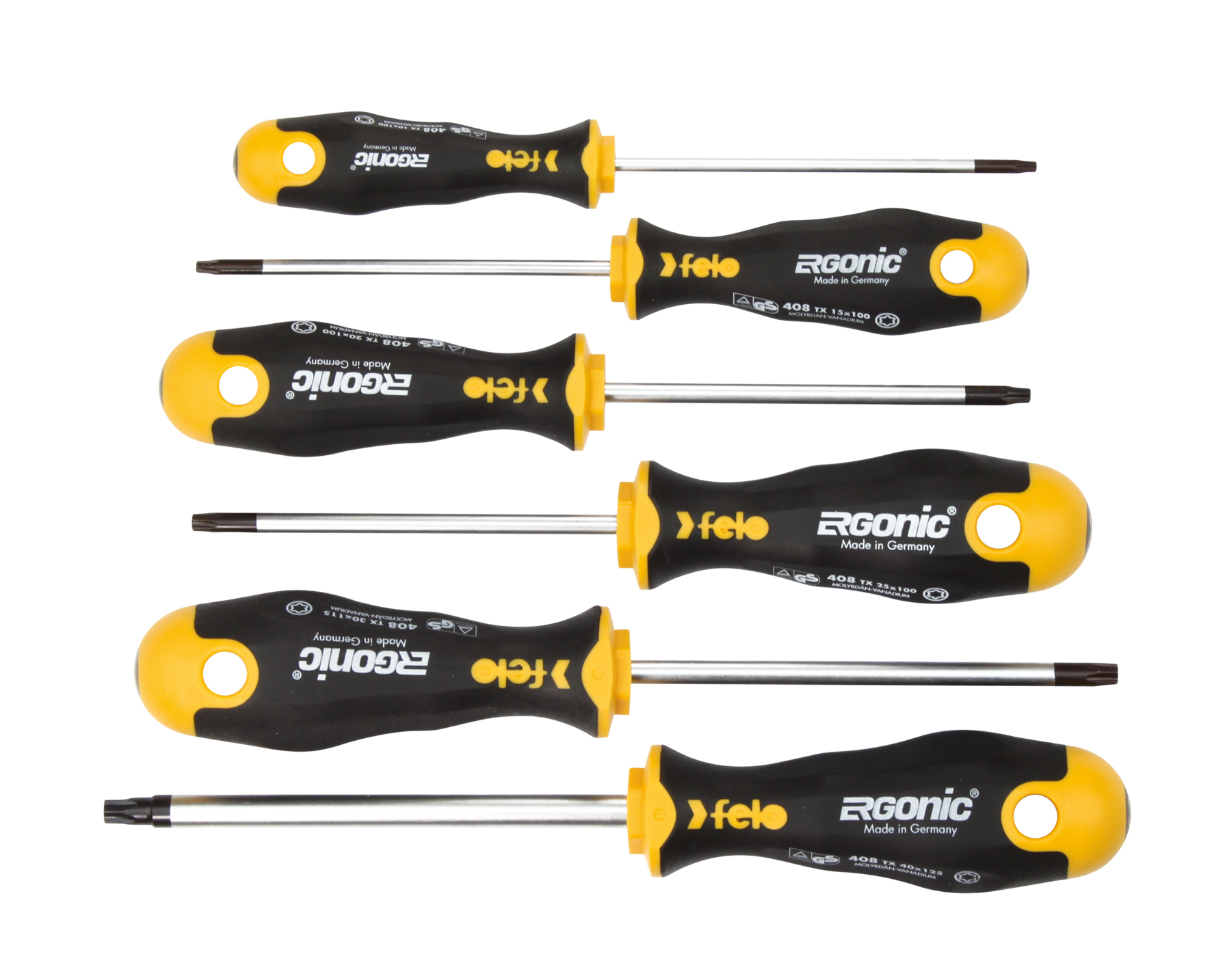 Набор отверток Tx Ergonic, 6 шт