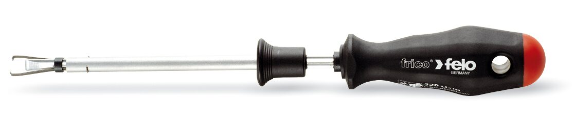 Отвертка плоская шлицевая SL 4,0х0,8 с захватом для крепежа