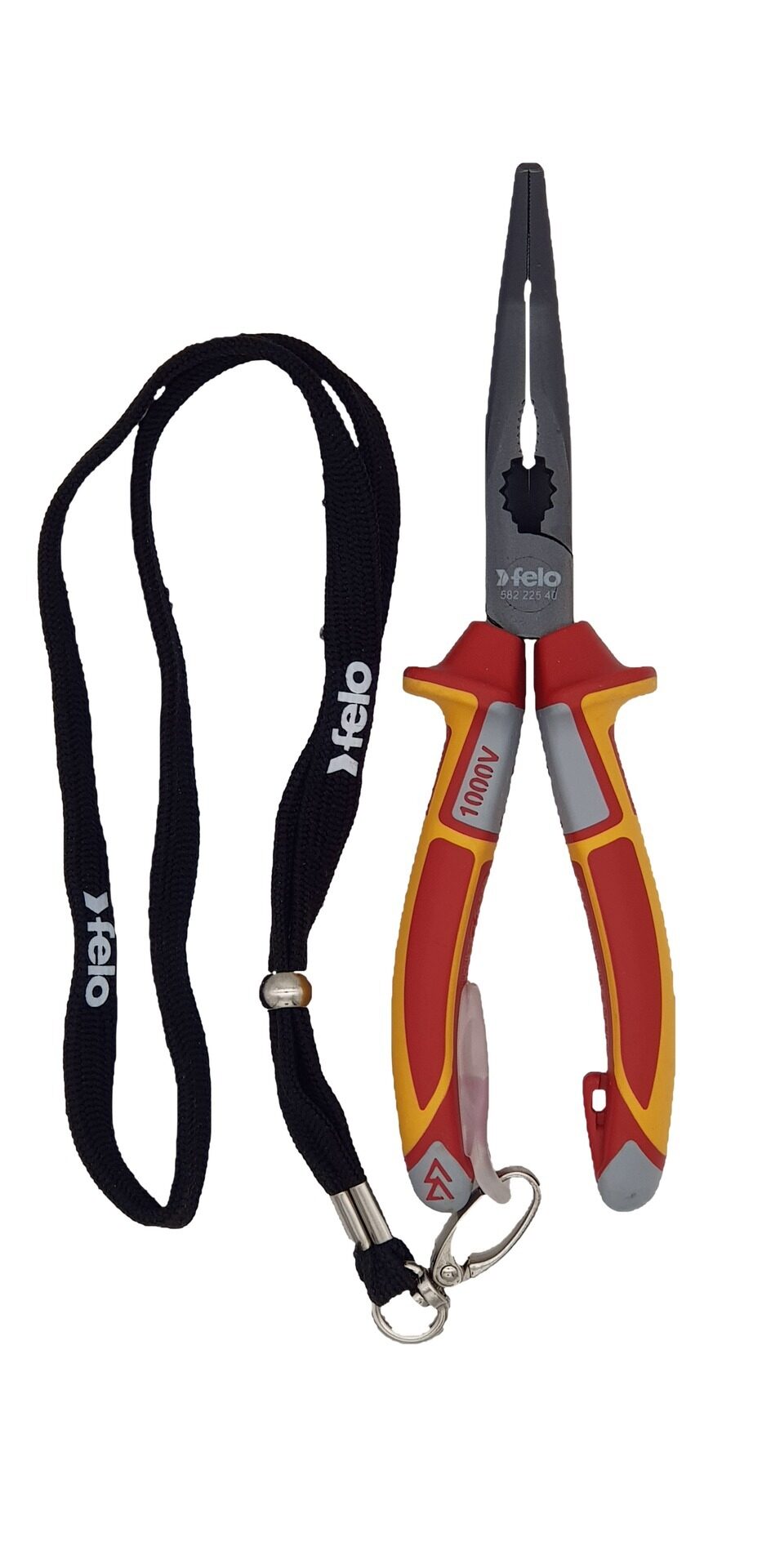 Длинногубцы диэлектрические угловые с резцом 205 мм