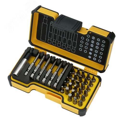 Набор бит 35 шт в кейсе Industrial - фото 1