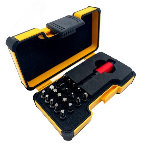 Набор бит SL/PZ/PH/TX с битодержателем STAR в кейсе, 21 шт - фото 1
