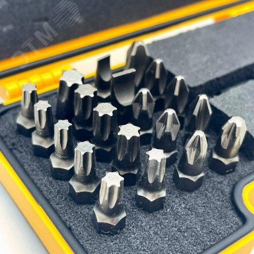 Набор бит SL/PZ/PH/TX с битодержателем STAR в кейсе, 21 шт - фото 3