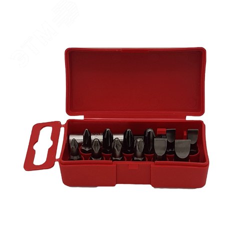 Набор бит SL/PH/PZ Industrial с держателем бит в кейсе, 13 шт - фото 2