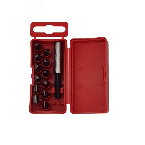 Набор бит SL/PH/PZ Industrial с держателем бит в кейсе, 13 шт - фото 4