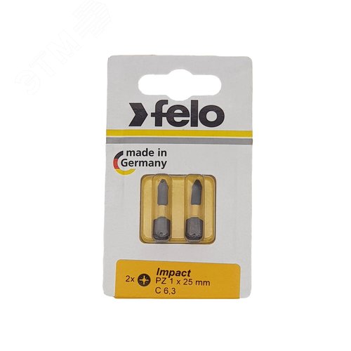 Изображение товара Бита крестовая ударная серия Impact PZ 1X25,2 шт (упак)