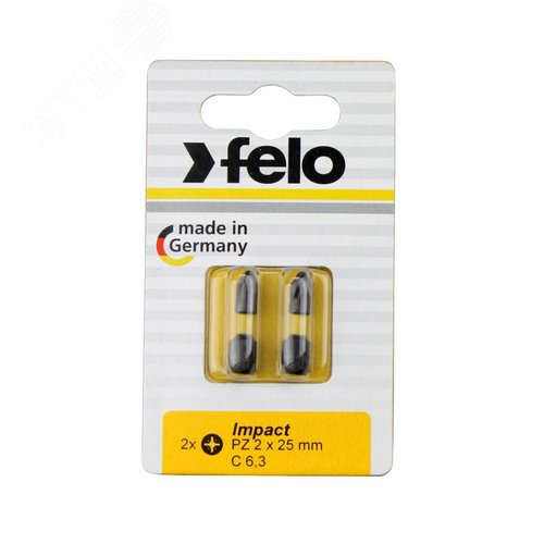 Бита крестовая ударная серия Impact PZ 2X25,2 шт - фото 1