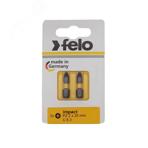 Бита крестовая ударная серия Impact PZ 2X25,2 шт - фото 3