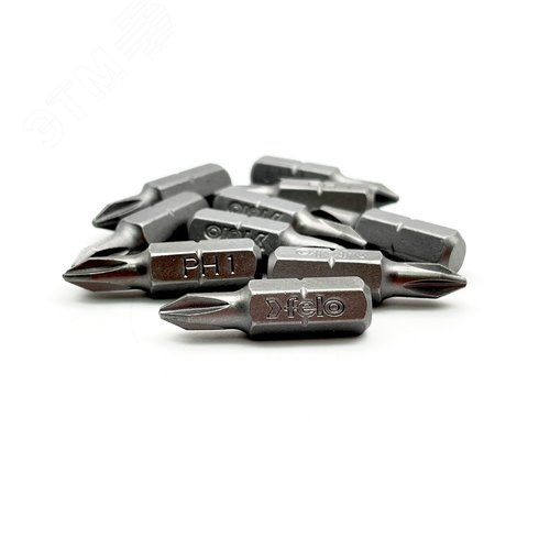 Бита крестовая серия Industrial PH 1X25, 10 шт в пластиковом боксе - фото 2